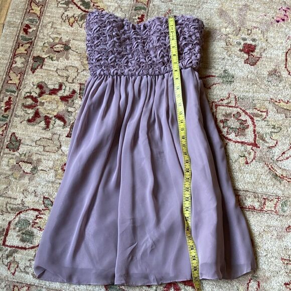 Calvin Klein Strapless Sweetheart Neckline Lined Mauve Dress Size 2 New - Picture 7 of 10